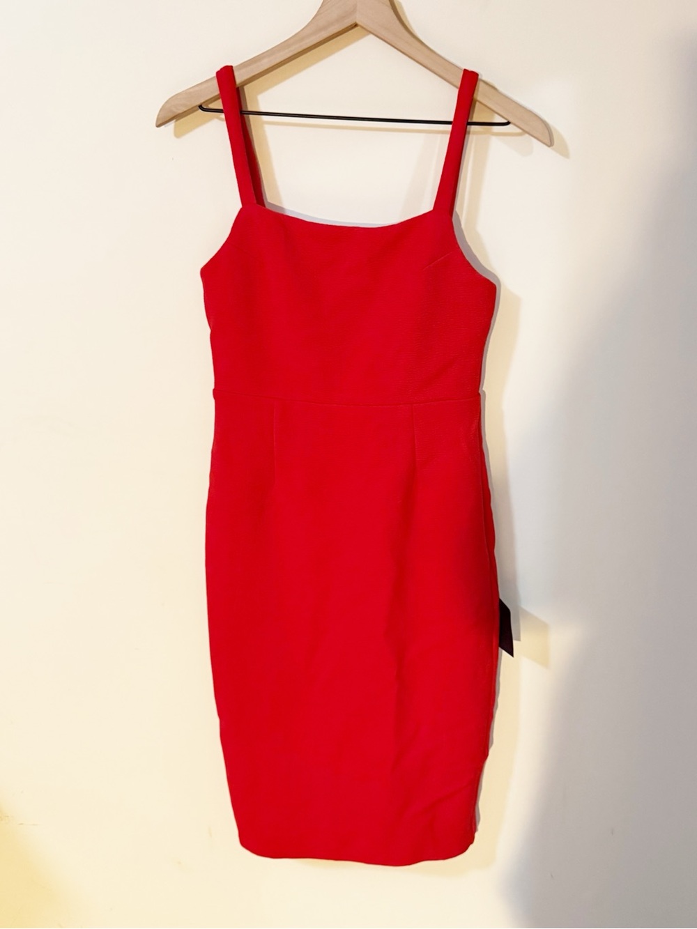 NWT Lulus Womens Red Sheath Dress Size Medium Casual Party